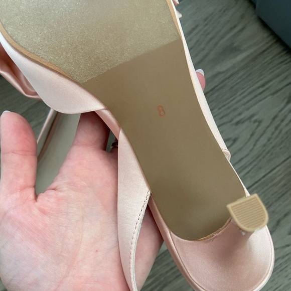 NEW IN BOX Anthropologie Seychelles satin bridal shoes size 8 - Picture 2 of 6